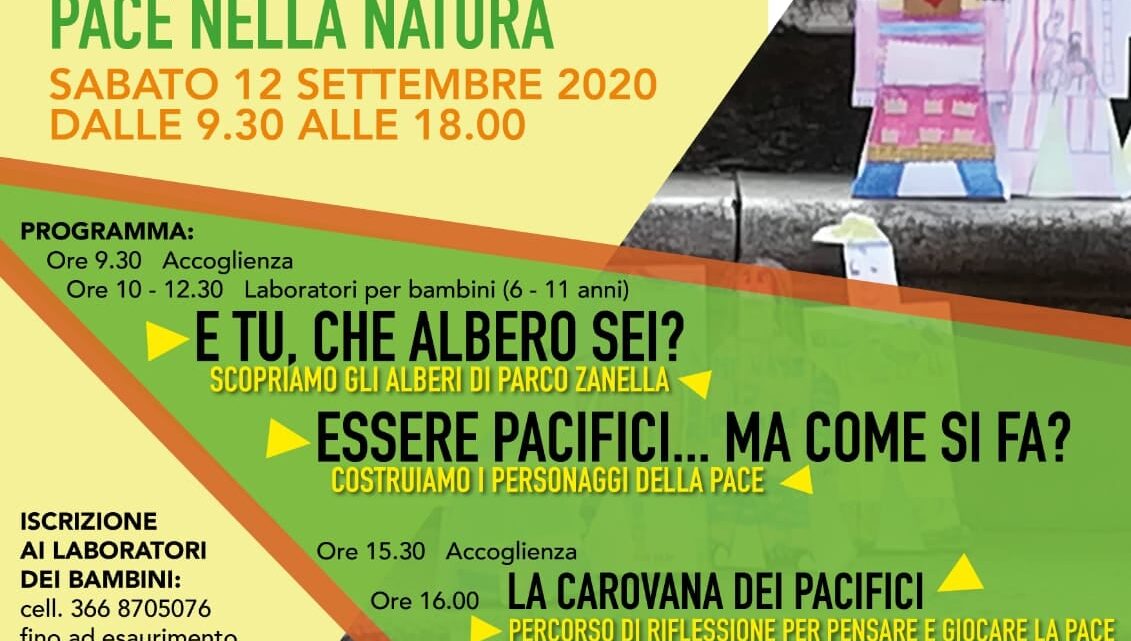 Pacifici al parco. Giochiamo alla pace nella natura.